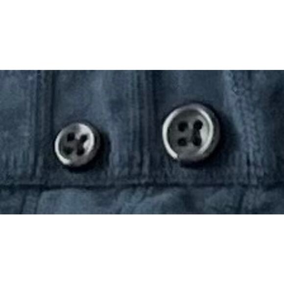 CHARTER CLUB LONG SLV BUTTON-UP  POINTED COLLAR SHIRT, MEN, 17-1/2-44, NAVY BLUE - Picture 9 of 12